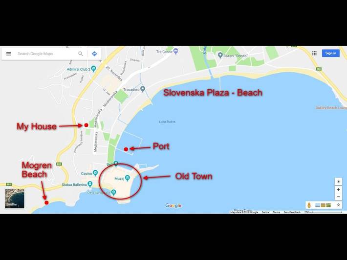 Location de vacances pour 6 personnes, avec vue et jardin à Budva - 3