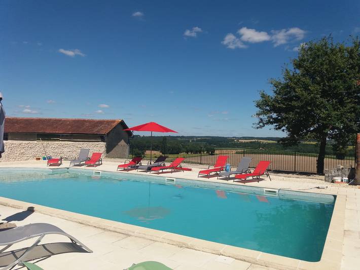 Gîte pour 9 personnes, avec Piscine à Courgeac - 2