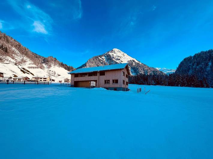 Ferienwohnung für 4 Personen, mit Ausblick und Balkon sowie Garten in Schoppernau - 2