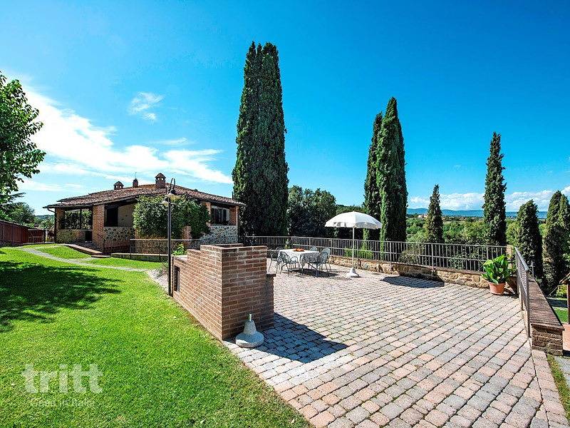 Tritt — This child-friendly apartment with swimming pool for 5 people is located in Citta della Pieve in Città della Pieve, Perugia e dintorni
