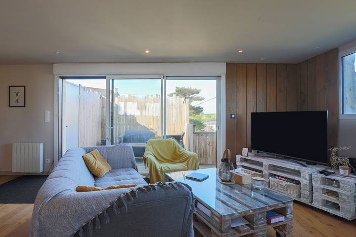 Maison de vacances 'Maison De Charme Vue Mer Et Remous' avec jardin privé et Wi-Fi in Langueux, Côte de Goëlo