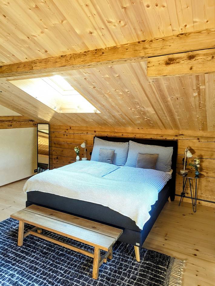Ferienhaus für 8 Personen, mit Balkon/Terrasse und Garten sowie Ausblick