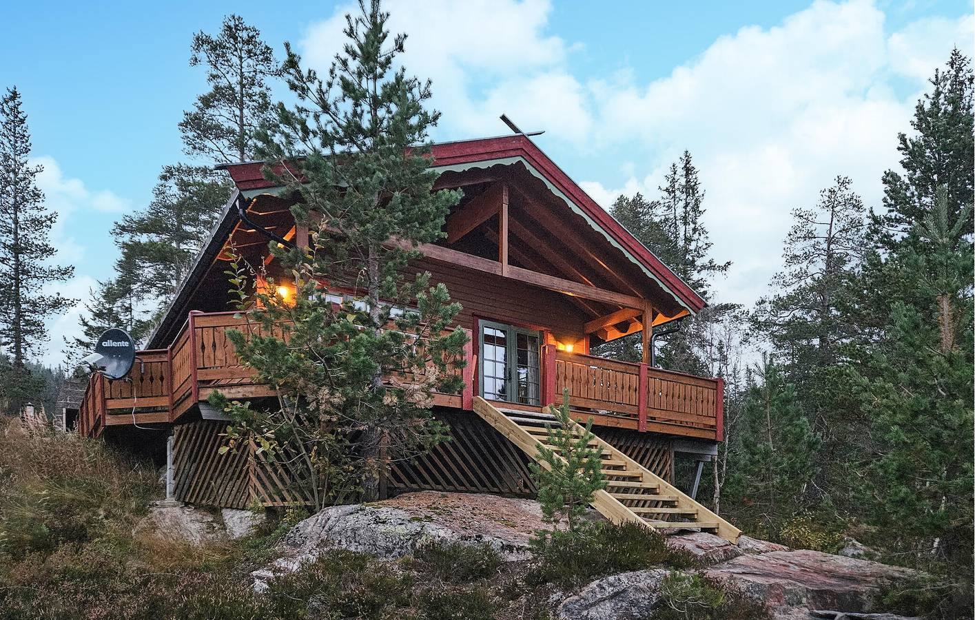 Ferienhaus für 9 Personen mit Ausblick in Hjartdal