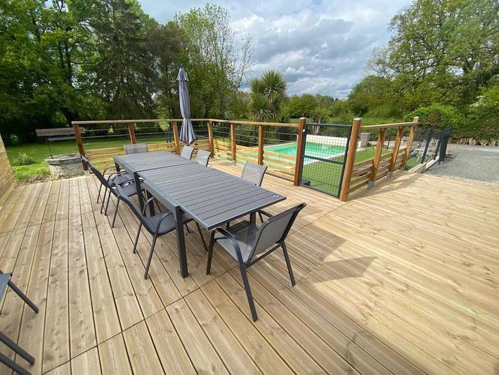 Location de vacances pour 14 personnes, avec jardin et piscine dans Moncoutant-sur-Sèvre