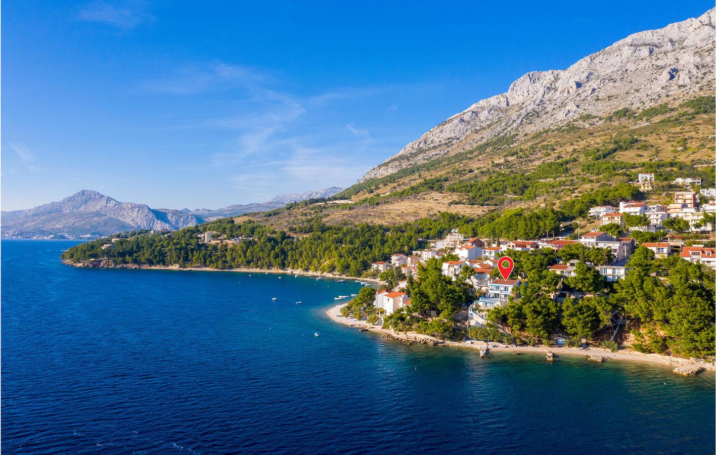 Dom dla 10 osób z taras in Stanici, Żupania splicko-dalmatyńska