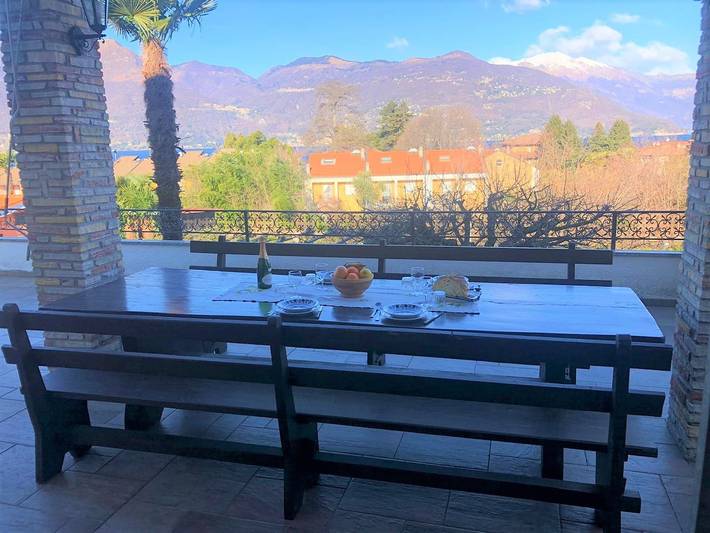 Ganze Wohnung, Nicole 1 apartment in a residence with pool in Germignaga, Lago Maggiore (Lombardei)