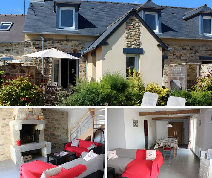 Maison de vacances pour 8 personnes, avec jardin