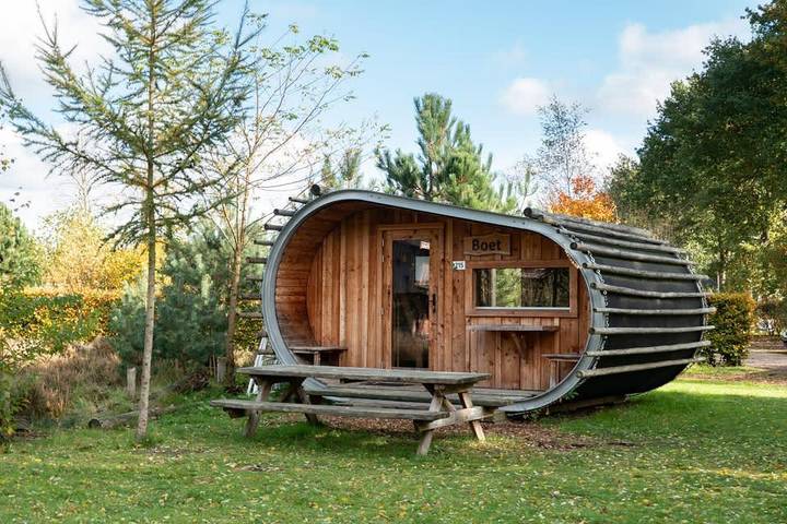 Natuurhuisje voor 4 personen, met balkon/terras en terras in Otterlo