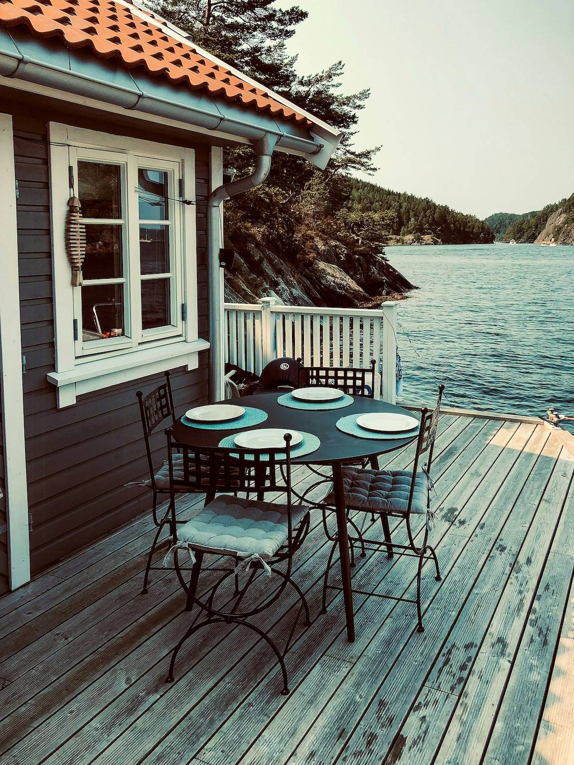 Charmante Hütte am Meer in Fluer bei Kragerø in Kragerø