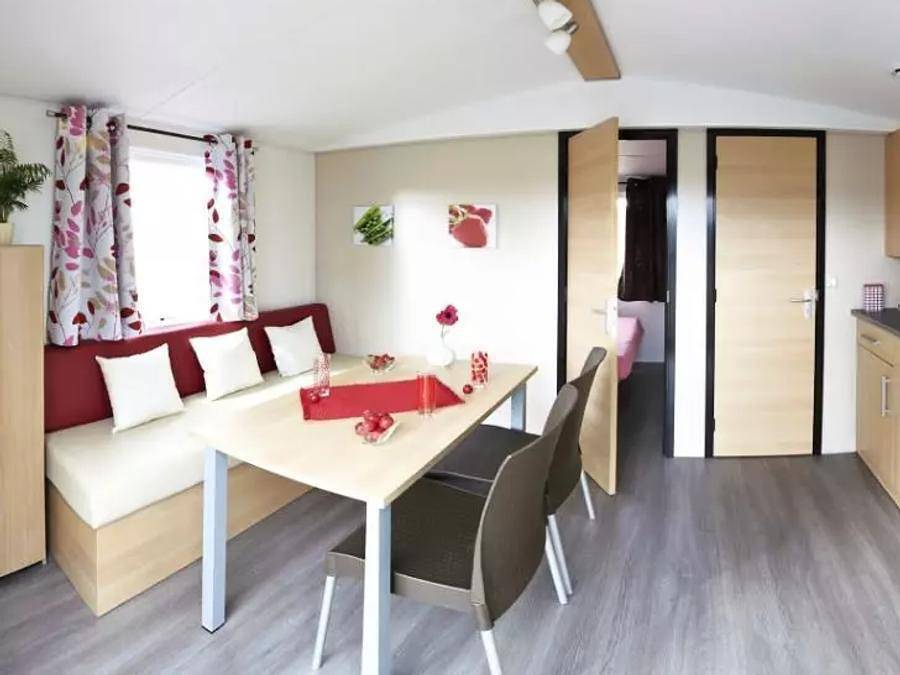 Camping Domaine Les Oréades - Mobilheim 2 personen - Cottage Lodge 2 Zimmer 2 Personen Klimatisiert + Tv in Sanguinet, Côte d’Argent