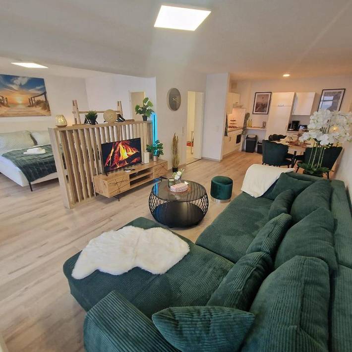 Ferienwohnung mit Meerblick für 3 Personen, mit Balkon und Ausblick