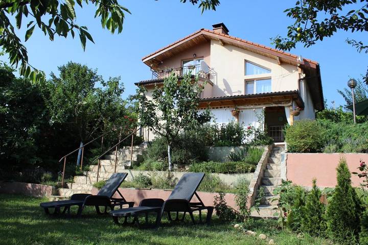 Ferienhaus für 10 Personen, mit Garten und Ausblick sowie Kinderpool, mit Haustier - 1