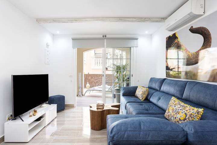 Vakantieappartement voor 3 personen, met terras en zwembad in Palm-Mar