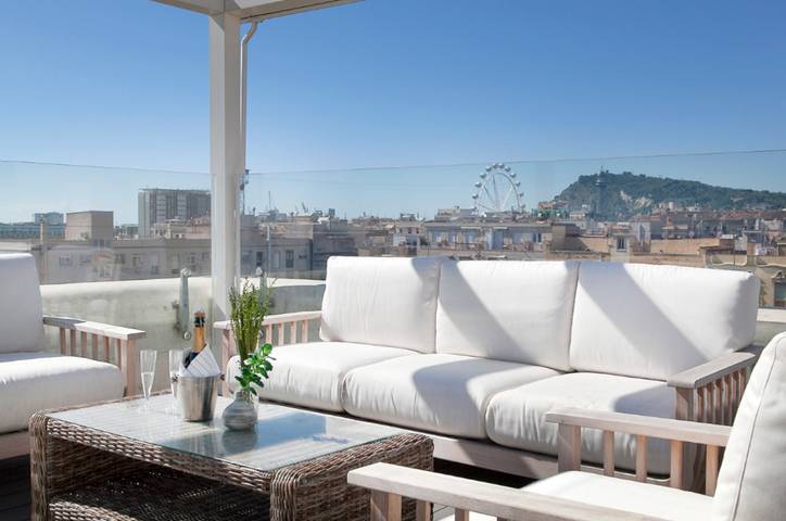 Ferienwohnung für 3 Personen, mit Terrasse und Whirlpool in Barcelona - 2