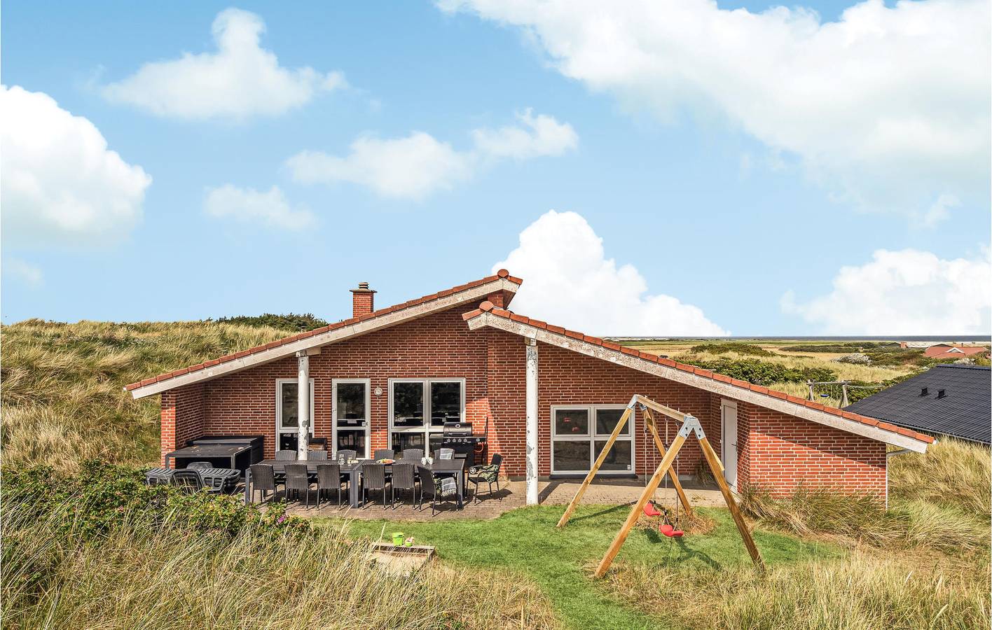 Ferienhaus für 12 Personen mit Pool in Årgab, Holmsland Klit