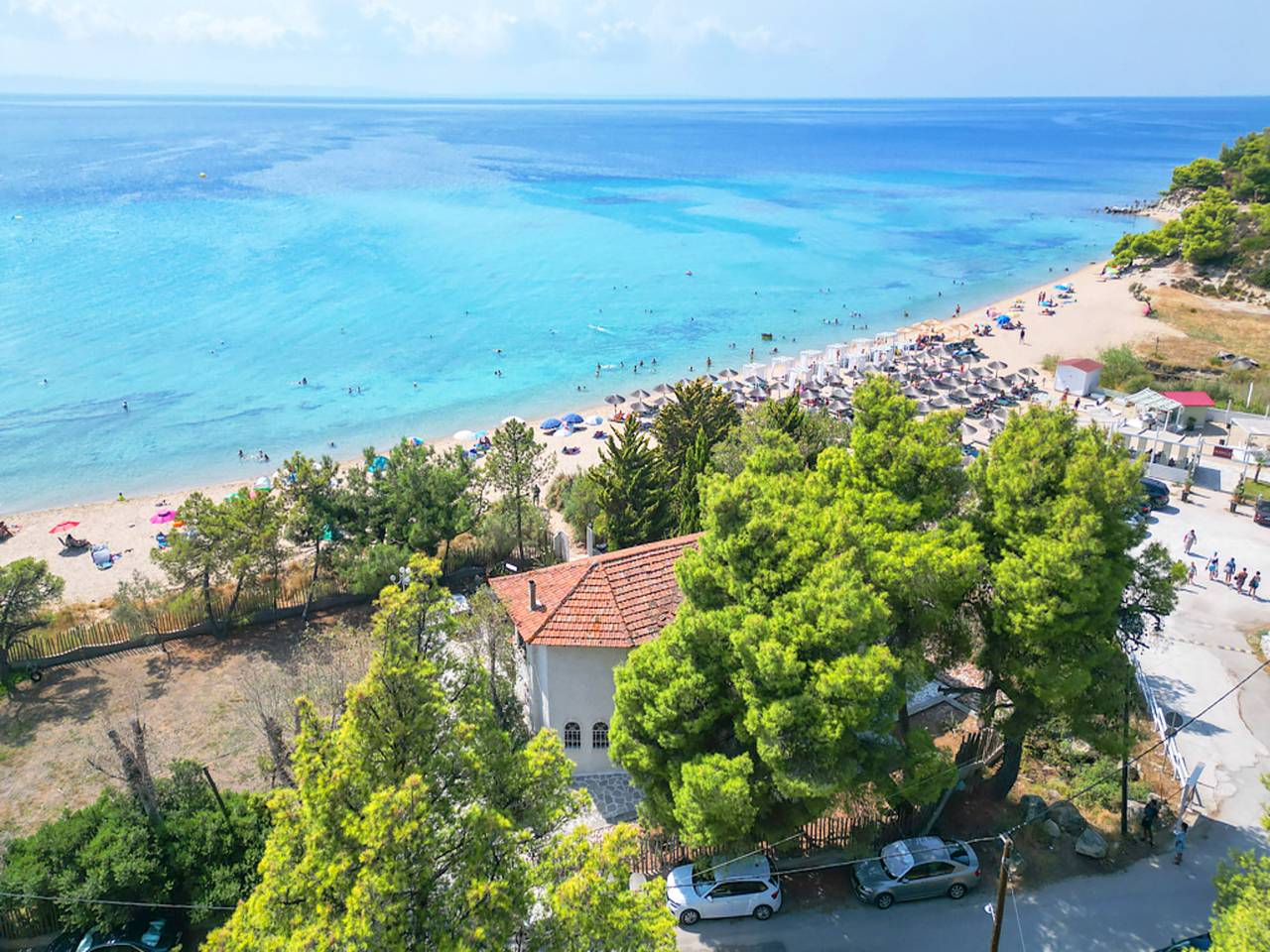 Geräumige Maisonette am „eu Blue Beach“ von Kalogria in Sithonia in Griechenland in Sithonia Halbinsel