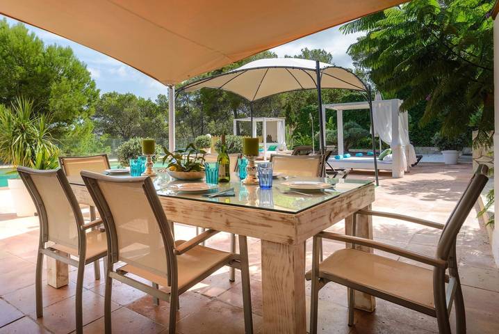 Casa rural para 8 personas, con terraza y jardín en San Rafael de Sa Creu