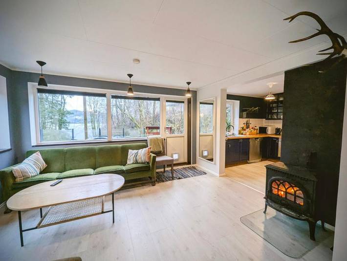 Ferienhaus für 5 Personen, mit Garten und Ausblick in Lindås