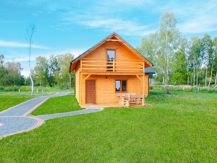 Ferienhaus für 8 Personen, mit Balkon und Terrasse sowie Garten in Polen