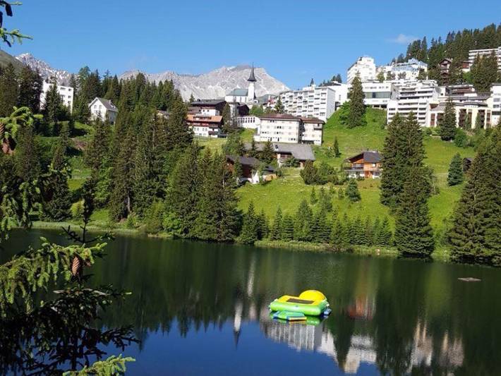 Ferienwohnung für 4 Personen, mit Seeblick und Balkon in Arosa - 3