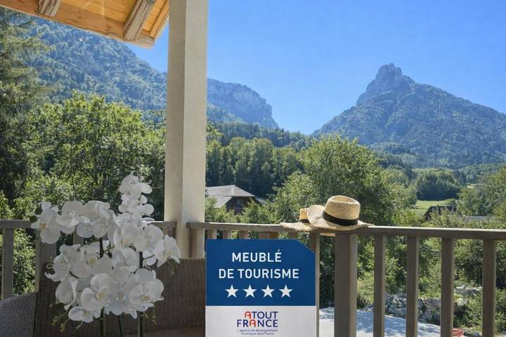 Appartement de vacances pour 4 personnes, avec balcon et vue