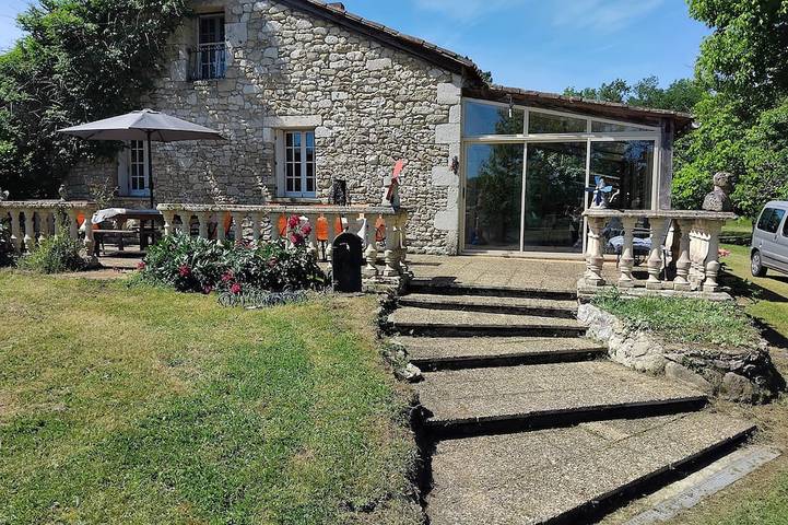 Maison de vacances pour 20 personnes à Montazeau