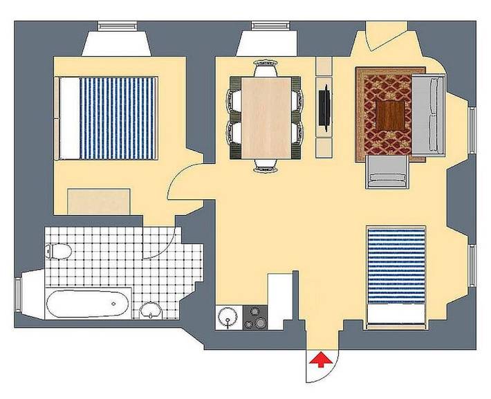 Ferienhaus für 3 Personen, mit Terrasse und Garten sowie Ausblick in Müglitztal - 4