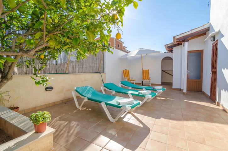 Ganze Wohnung, Es Port  - Apartment with private garden in Portocolom. Free Wifi in Portocolom, Felanitx