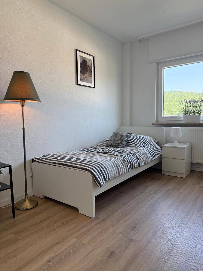 Gîte pour 6 personnes, avec terrasse ainsi que vue et jardin à Wilhelmsfeld