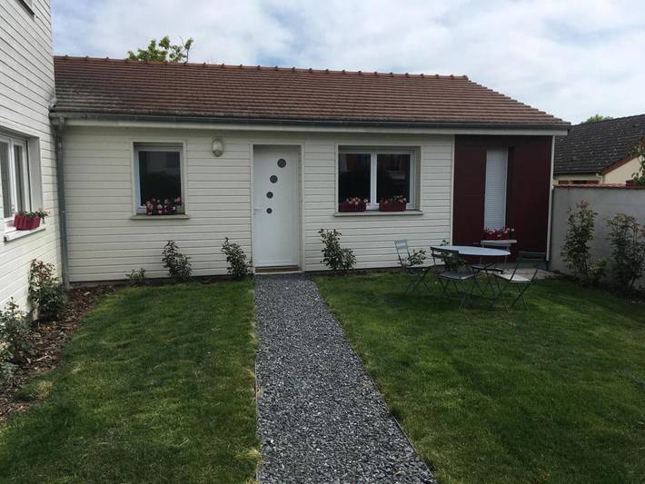 Appartement de vacances pour 4 personnes, avec vue ainsi que jardin et terrasse
