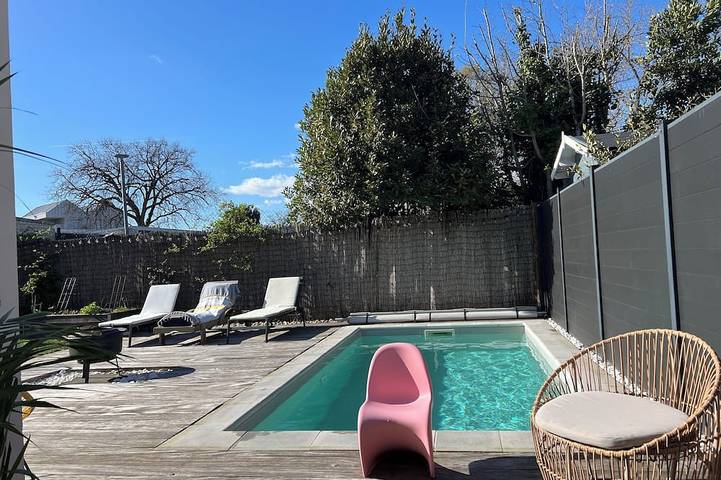 Maison de vacances pour 10 personnes, avec terrasse et jardin à La Rochelle