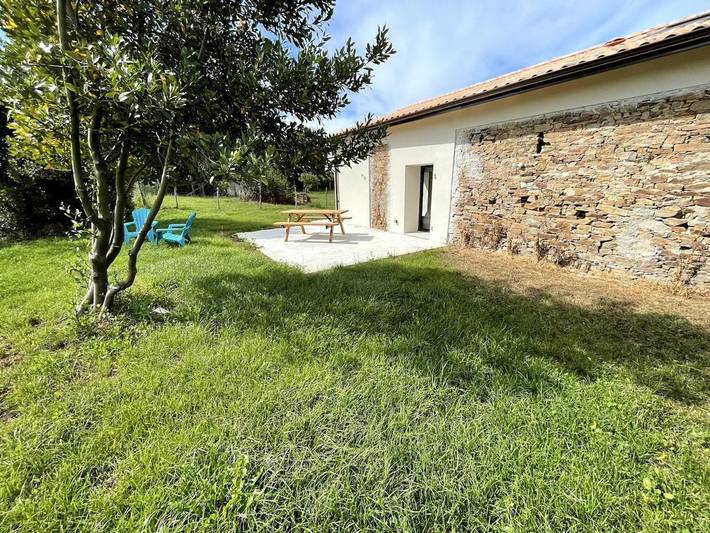 Maison de vacances pour 5 personnes, avec jardin ainsi que vue et terrasse