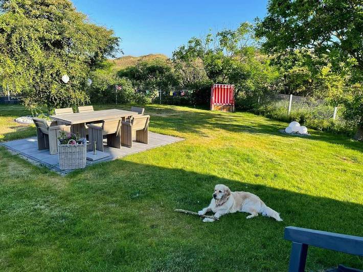 Ferienwohnung für 6 Personen, mit Sauna und Garten sowie Ausblick, kinderfreundlich auf Langeoog