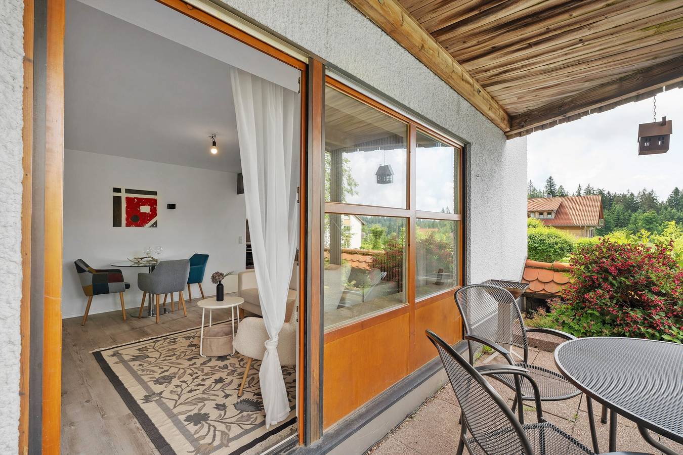 Ganze Wohnung, Ferienwohnung 'Sonnenterrasse' mit Privatterrasse und Wi-Fi in Kniebis, Freudenstadt