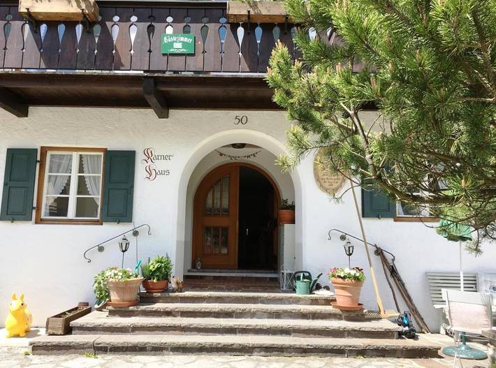 Chambre d’hôte pour 4 personnes, avec Balcon ainsi que Terrasse et Jardin à Mittenwald