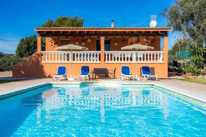 Casa de vacaciones para 4 personas, con Jardín en Portocolom
