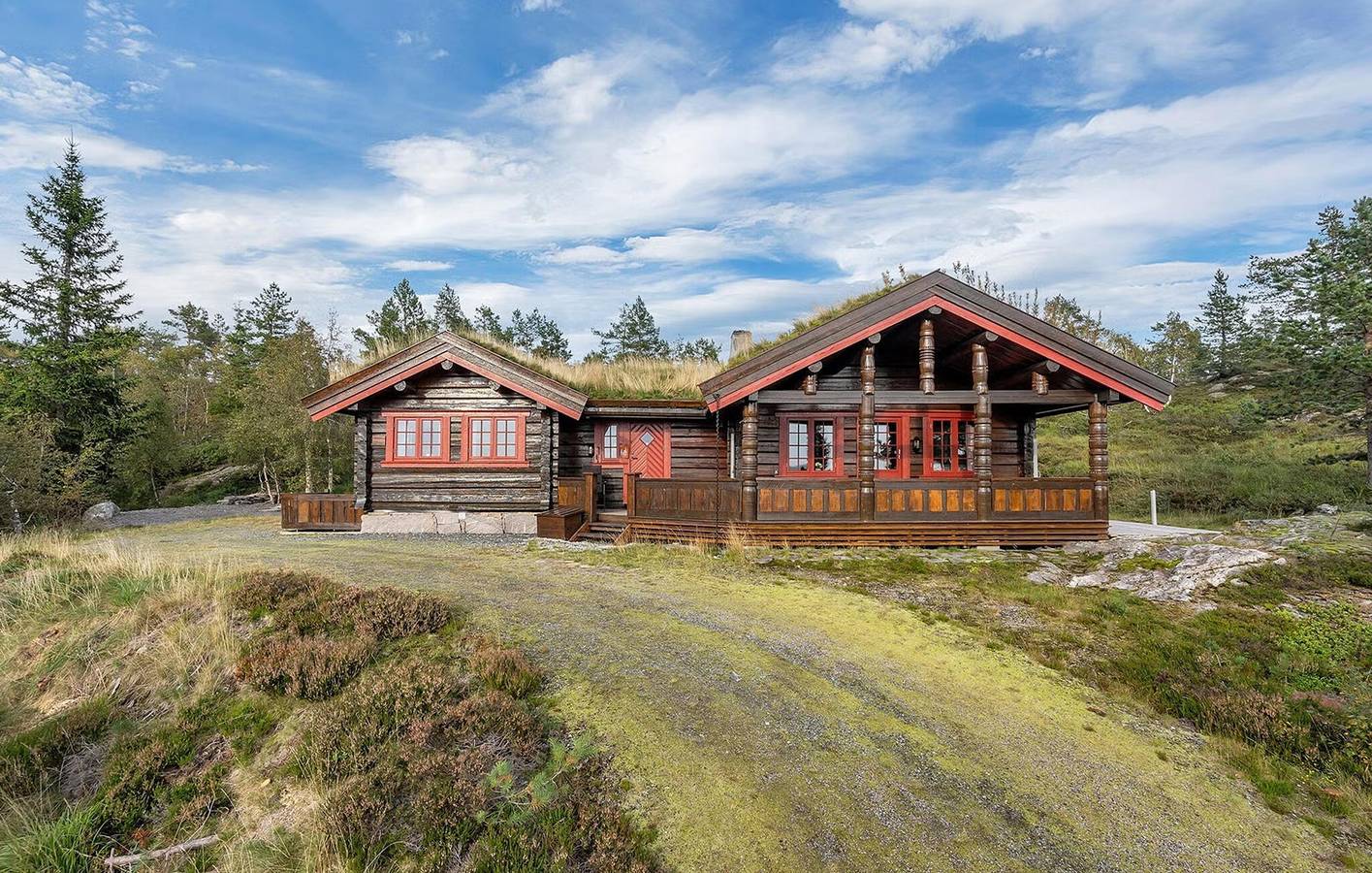 Ferienhaus für 6 Personen mit Ausblick in Gautestad, Evje og Hornnes