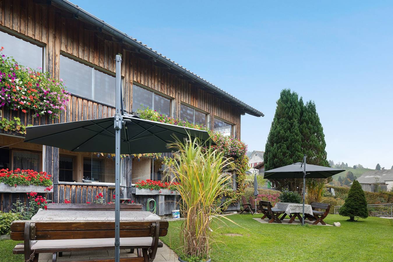 Kamer 'Zirbengeist' met Uitzicht op de Bergen, Gedeelde Tuin en Wi-Fi in Sibratsgfäll, Bregenzerwoud