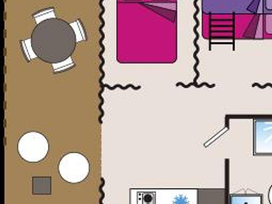 Camping l'Oasis Palavasienne - Tienda de lona y madera 5 personas - Cabaña de lona Victoria - 30 m² - Francia in Lattes, Côte d'Améthyste