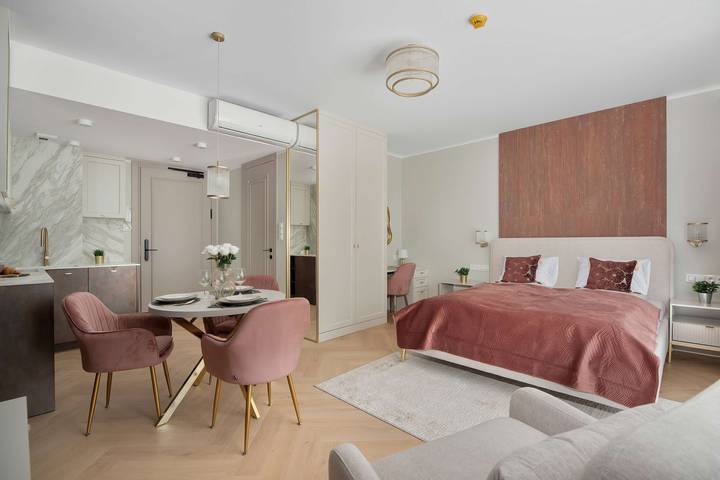 Ganze Ferienwohnung, Luxury Studio with Air Conditioning | Balcony | Roof Terrace in Ciechocinek, Kujawien-Pommern