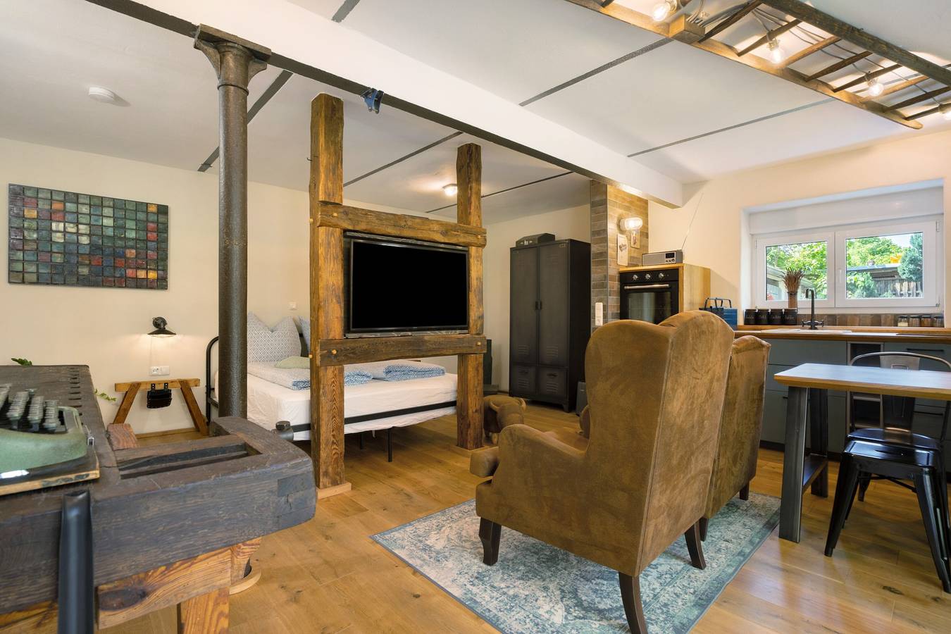 Ganze Wohnung, Ferienwohnung 'Alte Werkstatt' in Großthiemig, Naturpark niederlausitzer heidelandschaft (Brandenburg)