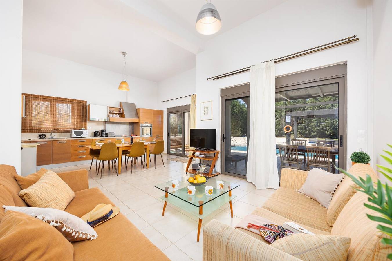 Villa for 10 personer med hage in Rhodos