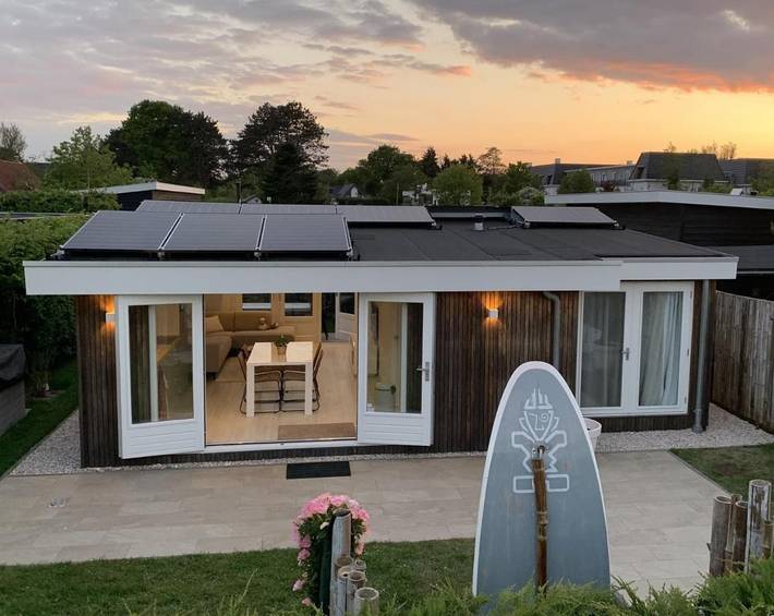 Huisje aan zee voor 7 personen, with terras and tuin as well as uitzicht in Zuid-Holland