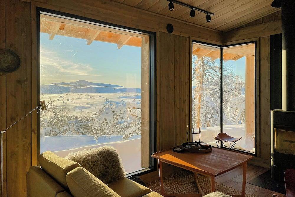 Moderne Hütte an der Skipiste von Fagerhøy in Sør-Fron