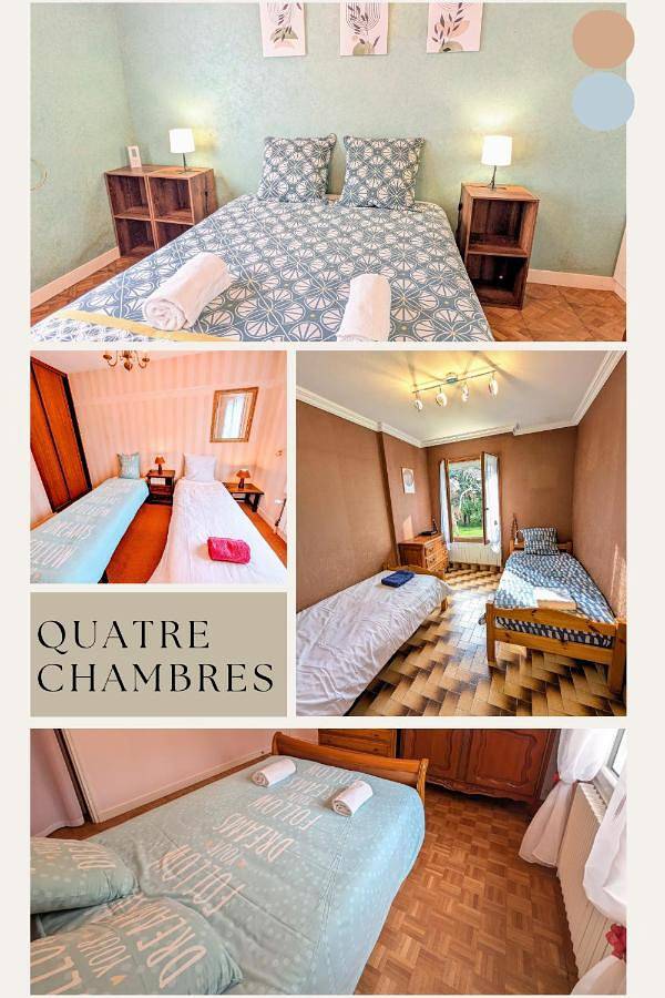 Location de vacances pour 8 personnes, avec balcon et vue à Quinçay - 2