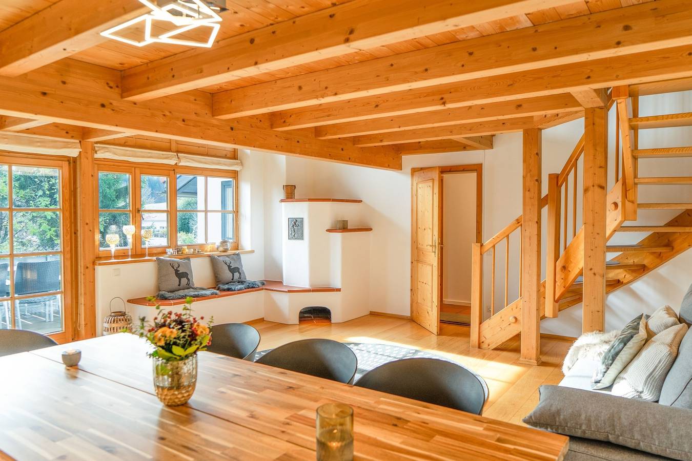 Geheel vakantieappartement, Vakantieappartement voor 10 personen met balkon in Blaichach, Zwaben (Bayern)