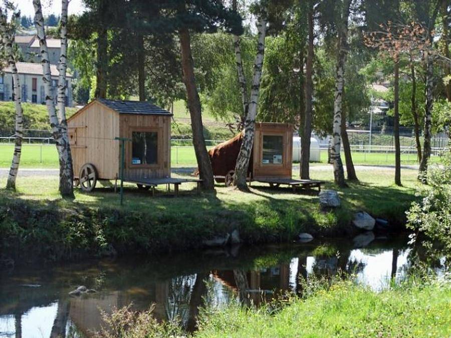 Camping de la Seuge - Hébergement 2 personnes - Tsabone in Saugues, Massif central