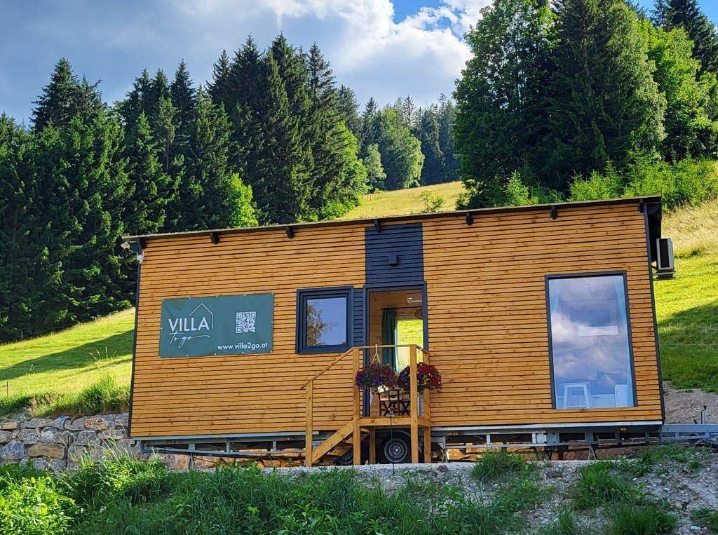 Ganze Ferienwohnung, Tiny House "Villa to go" - Ferienhäuschen mit Klimaanlage in Reichenau an der Rax, Wiener Alpen