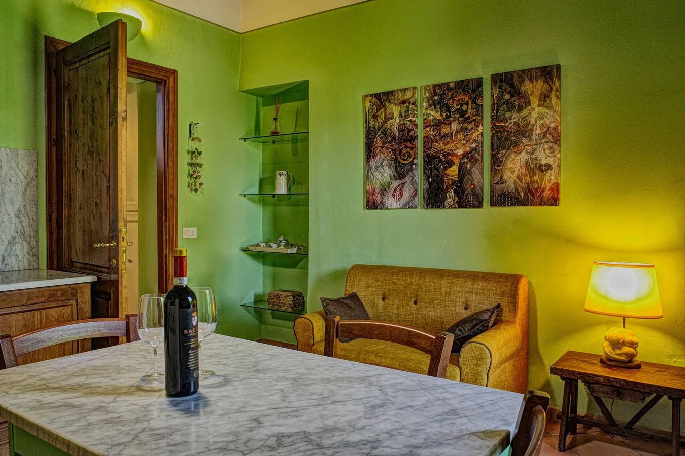Ganze Wohnung, Country Suite Olivo für 2 mit Garten und Pool in Bagno a Ripoli, Valdarno