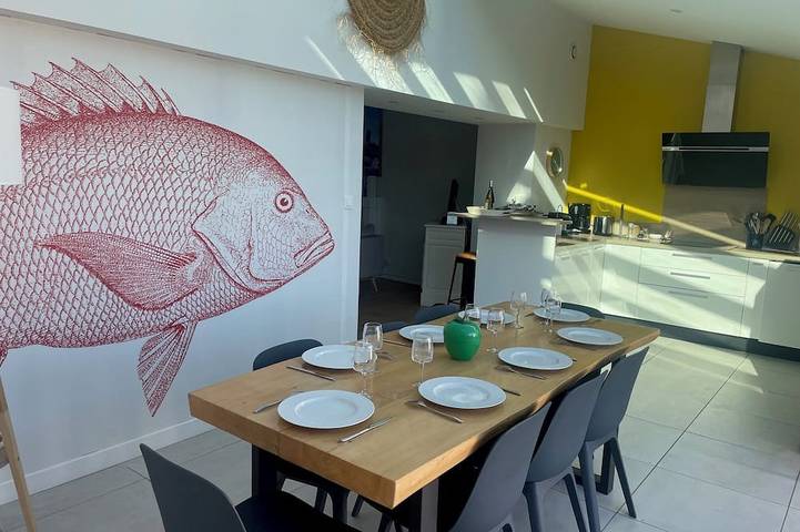 Villa pour 8 personnes, avec jacuzzi et jardin, animaux acceptés à Noirmoutier